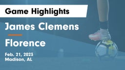James Clemens  vs Florence  Game Highlights - Feb. 21, 2023