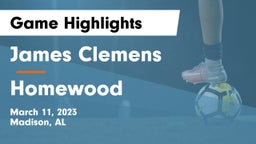 James Clemens  vs Homewood  Game Highlights - March 11, 2023