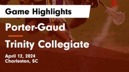Porter-Gaud  vs Trinity Collegiate Game Highlights - April 12, 2024
