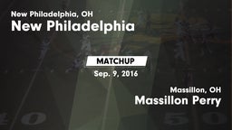 Matchup: New Philadelphia vs. Massillon Perry  2016