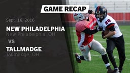 Recap: New Philadelphia  vs. Tallmadge  2016