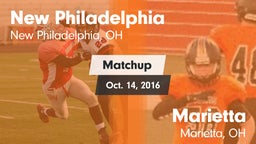 Matchup: New Philadelphia vs. Marietta  2016