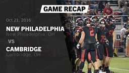 Recap: New Philadelphia  vs. Cambridge  2016