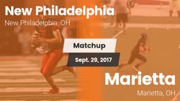 Matchup: New Philadelphia vs. Marietta  2017