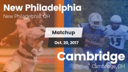 Matchup: New Philadelphia vs. Cambridge  2017