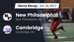 Recap: New Philadelphia  vs. Cambridge  2017