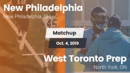 Matchup: New Philadelphia vs. West Toronto Prep 2019