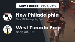 Recap: New Philadelphia  vs. West Toronto Prep 2019