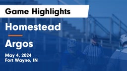 Homestead  vs Argos  Game Highlights - May 4, 2024