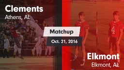 Matchup: Clements vs. Elkmont  2016