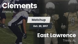 Matchup: Clements vs. East Lawrence  2017