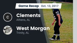 Recap: Clements  vs. West Morgan  2017
