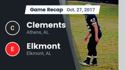 Recap: Clements  vs. Elkmont  2017