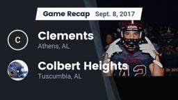 Recap: Clements  vs. Colbert Heights  2017