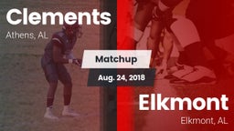 Matchup: Clements vs. Elkmont  2018
