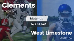 Matchup: Clements vs. West Limestone  2018