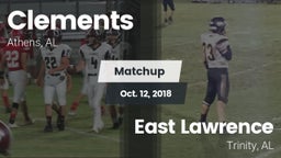 Matchup: Clements vs. East Lawrence  2018