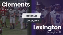 Matchup: Clements vs. Lexington  2018