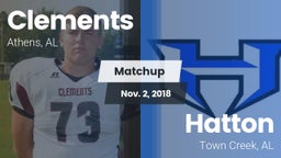 Matchup: Clements vs. Hatton  2018