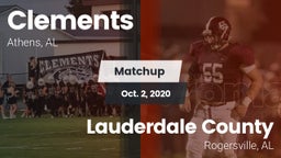 Matchup: Clements vs. Lauderdale County  2020