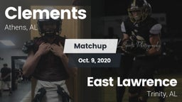 Matchup: Clements vs. East Lawrence  2020