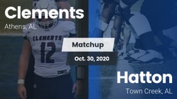 Matchup: Clements vs. Hatton  2020