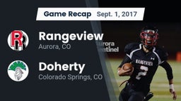 Recap: Rangeview  vs. Doherty  2017
