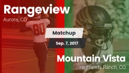 Matchup: Rangeview vs. Mountain Vista  2017