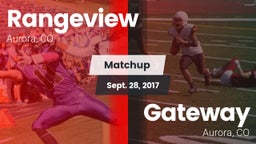 Matchup: Rangeview vs. Gateway  2017