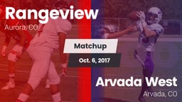 Matchup: Rangeview vs. Arvada West  2017