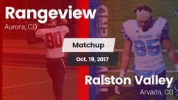 Matchup: Rangeview vs. Ralston Valley  2017
