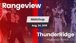 Matchup: Rangeview vs. ThunderRidge  2018