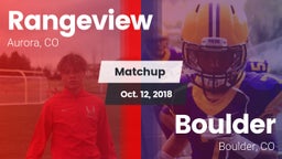 Matchup: Rangeview vs. Boulder  2018