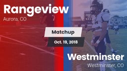 Matchup: Rangeview vs. Westminster  2018