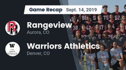 Recap: Rangeview  vs. Warriors Athletics 2019