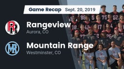 Recap: Rangeview  vs. Mountain Range  2019
