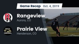 Recap: Rangeview  vs. Prairie View  2019