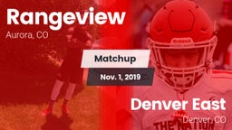 Matchup: Rangeview vs. Denver East  2019