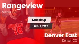 Matchup: Rangeview vs. Denver East  2020