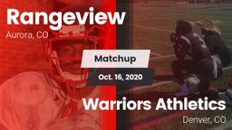 Matchup: Rangeview vs. Warriors Athletics 2020