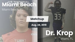 Matchup: Miami Beach vs. Dr. Krop  2018
