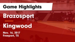 Brazosport  vs Kingwood  Game Highlights - Nov. 16, 2017