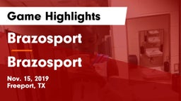 Brazosport  vs Brazosport  Game Highlights - Nov. 15, 2019