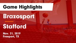 Brazosport  vs Stafford  Game Highlights - Nov. 21, 2019
