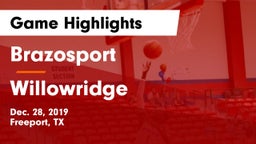 Brazosport  vs Willowridge  Game Highlights - Dec. 28, 2019