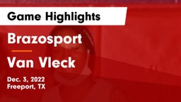 Brazosport  vs Van Vleck  Game Highlights - Dec. 3, 2022