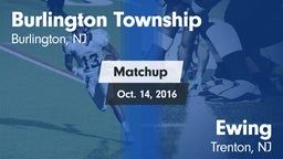 Matchup: Burlington Township vs. Ewing  2016