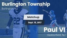 Matchup: Burlington Township vs. Paul VI  2017