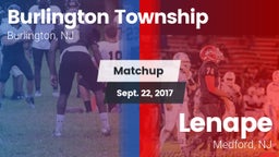 Matchup: Burlington Township vs. Lenape  2017