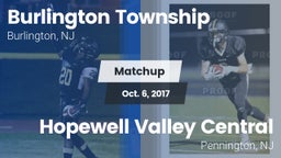 Matchup: Burlington Township vs. Hopewell Valley Central  2017